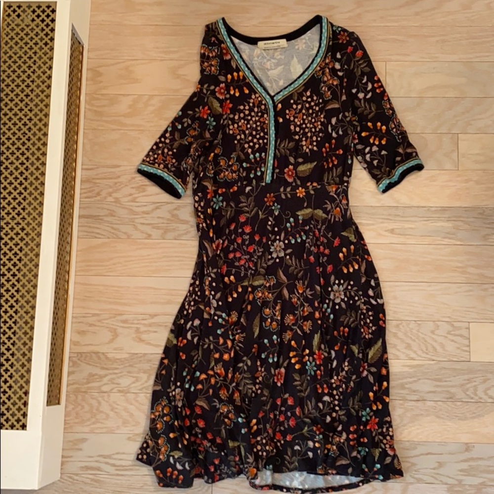 Anthropologie Aldomartins jersey dress S/M